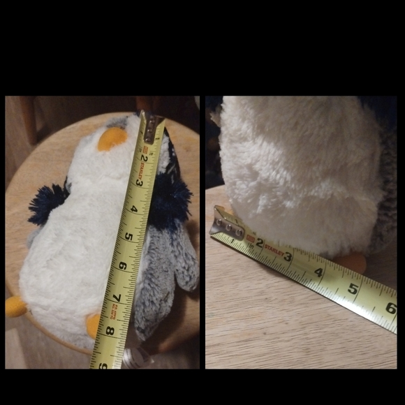 Aurora Pompom 8" Penguin Plush from World (Blue Hat) - Picture 14 of 15